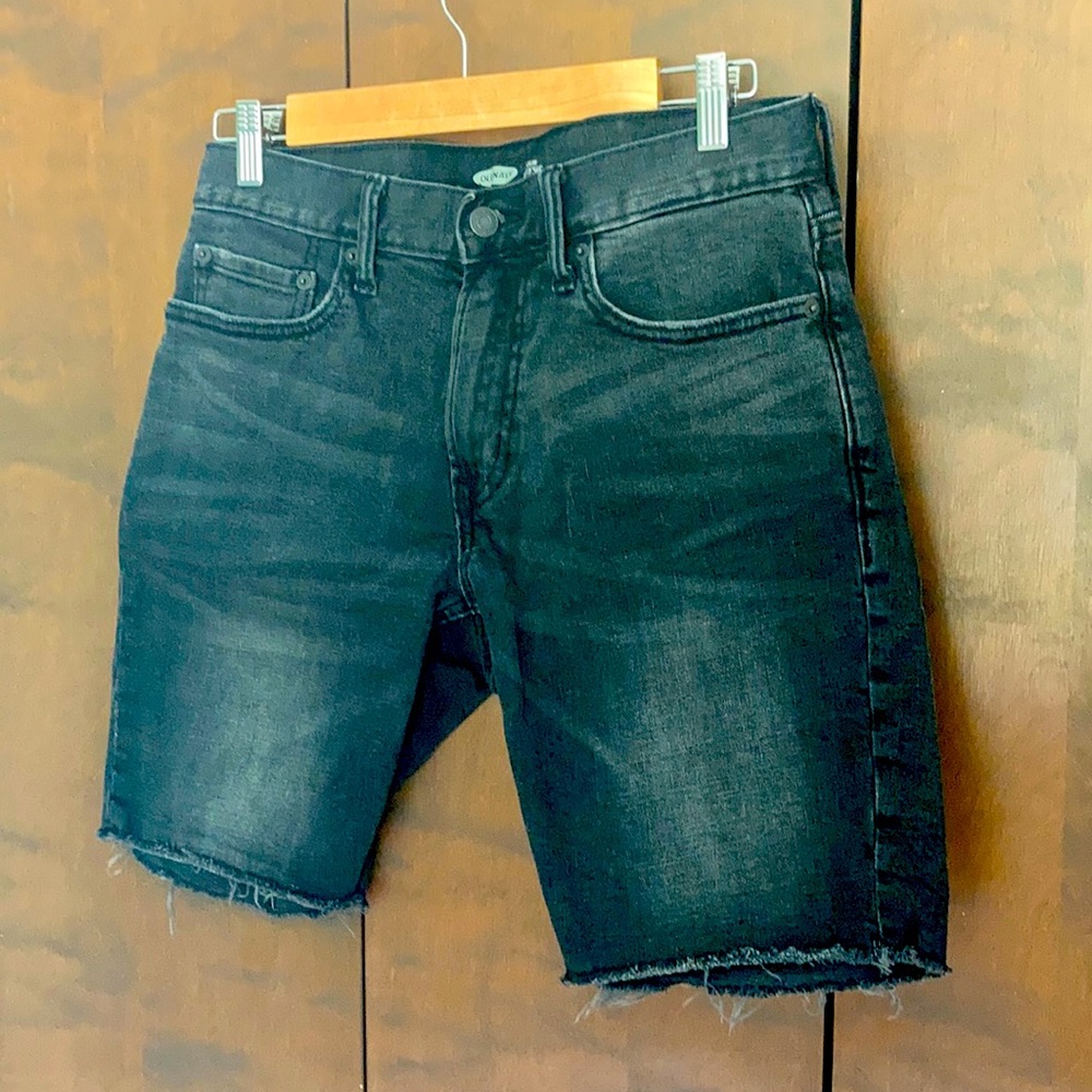 Old Navy Jean Shorts, Black, Size 30